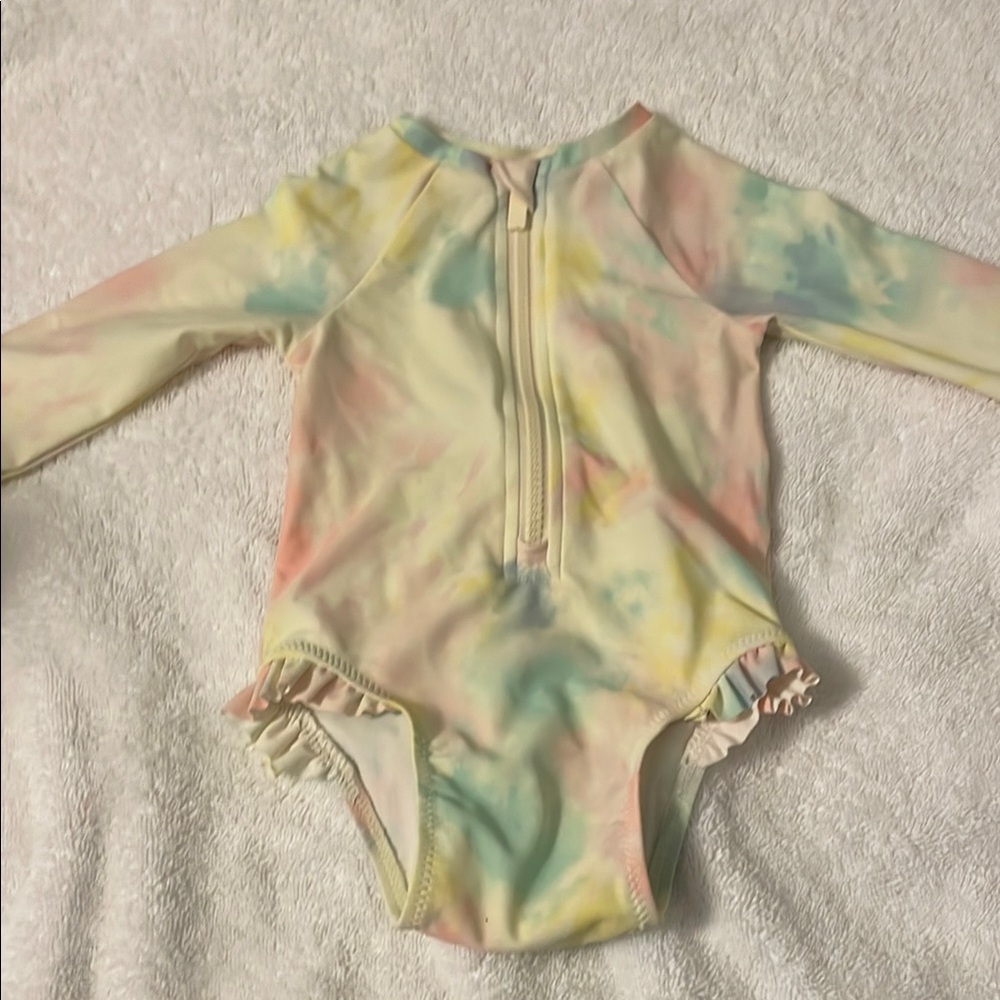 Kids Tie-Dye One Piece Swimsuit